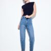 Mom Jeans de corte ajustado D10 Mom Jeans de corte ajustado D10