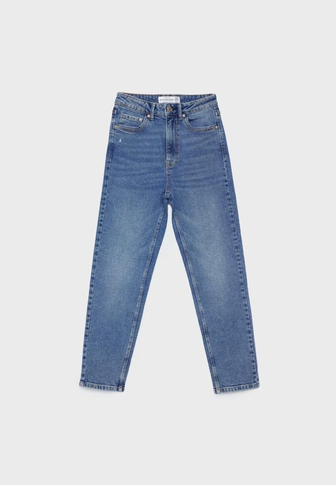 Mom Jeans de corte ajustado D10 Mom Jeans de corte ajustado D10