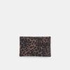 Neceser con estampado de leopardo y cremallera