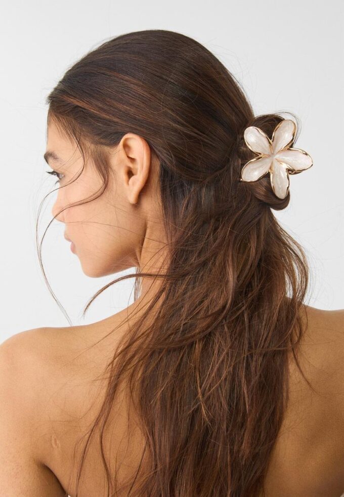 Pack de 3 pinzas para el pelo con motivos florales