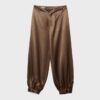 Pantalones acampanados de satén elegantes Pantalones acampanados de satén elegantes