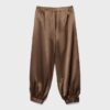 Pantalones acampanados de satén elegantes Pantalones acampanados de satén elegantes