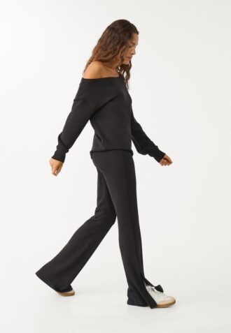 Pantalones acampanados de tacto suave