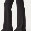 Pantalones acampanados de tacto suave Pantalones acampanados de tacto suave
