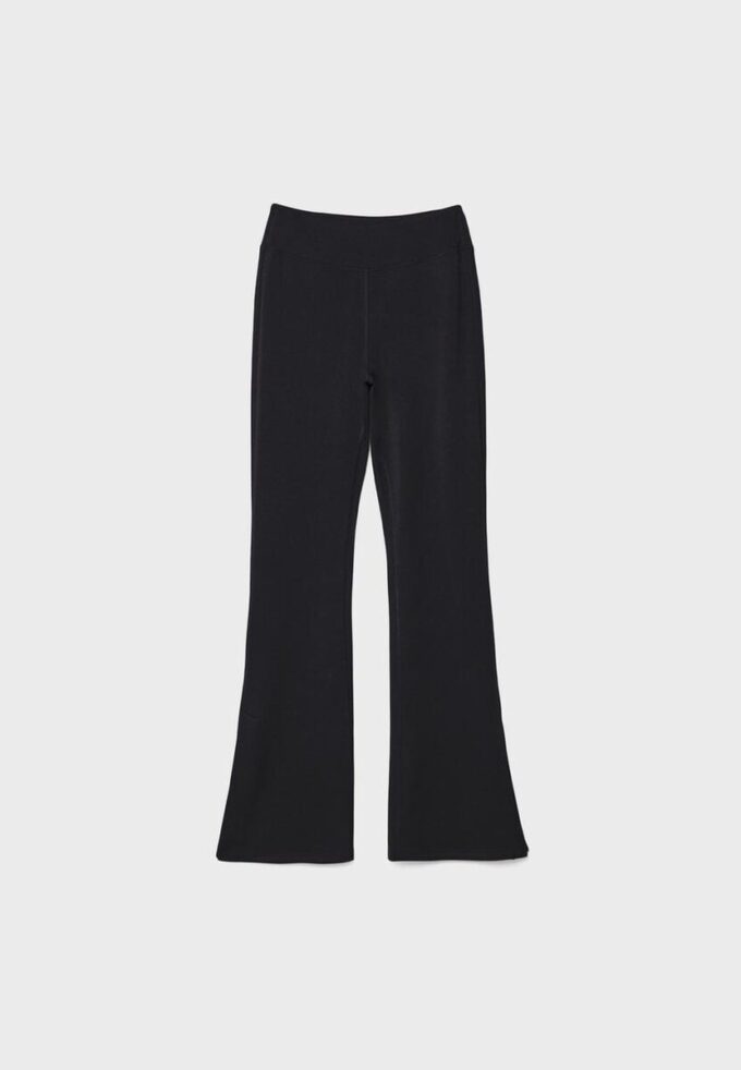 Pantalones acampanados de tacto suave Pantalones acampanados de tacto suave