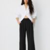 Pantalones ajustables de pierna Wide Leg Pantalones ajustables de pierna Wide Leg