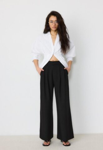 Pantalones ajustables de pierna Wide Leg
