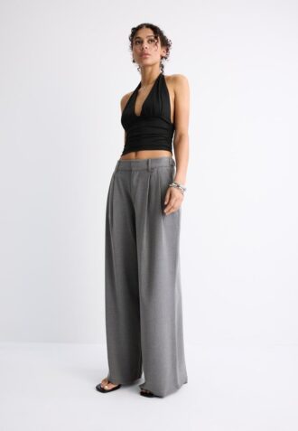 Pantalones ajustables de pierna Wide Leg
