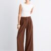 Pantalones ajustables de pierna Wide Leg