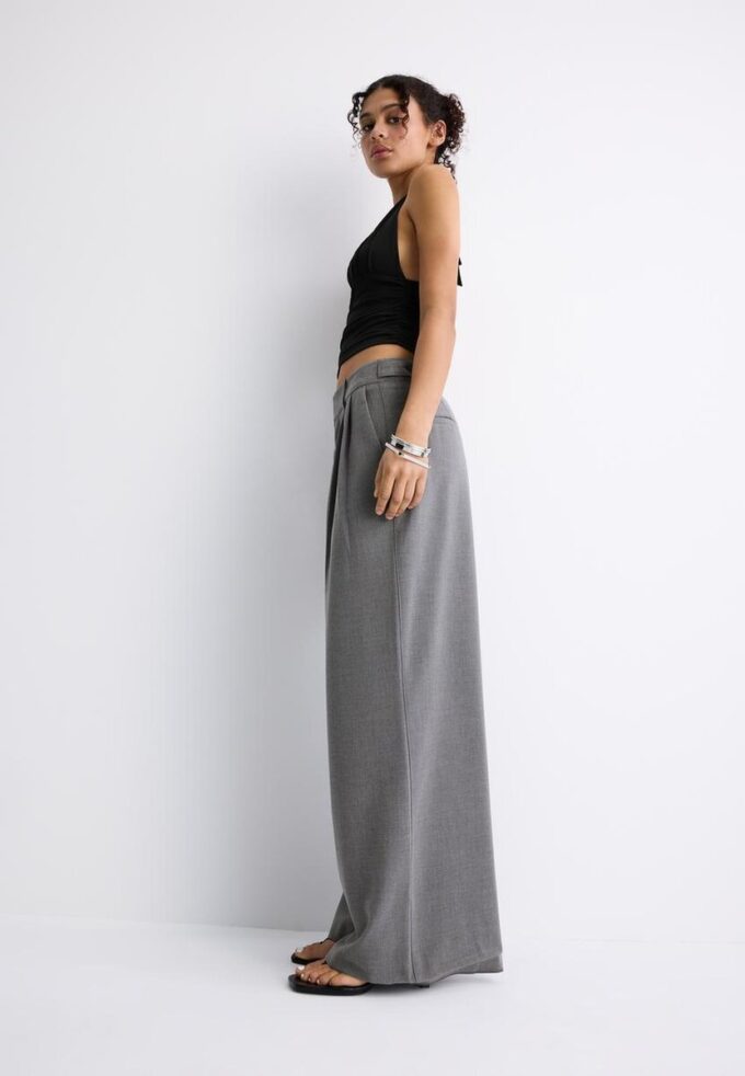 Pantalones ajustables de pierna Wide Leg