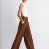 Pantalones ajustables de pierna Wide Leg