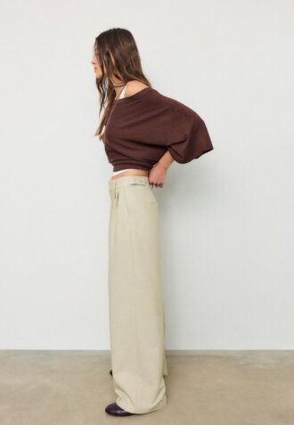 Pantalones ajustables de pierna Wide Leg