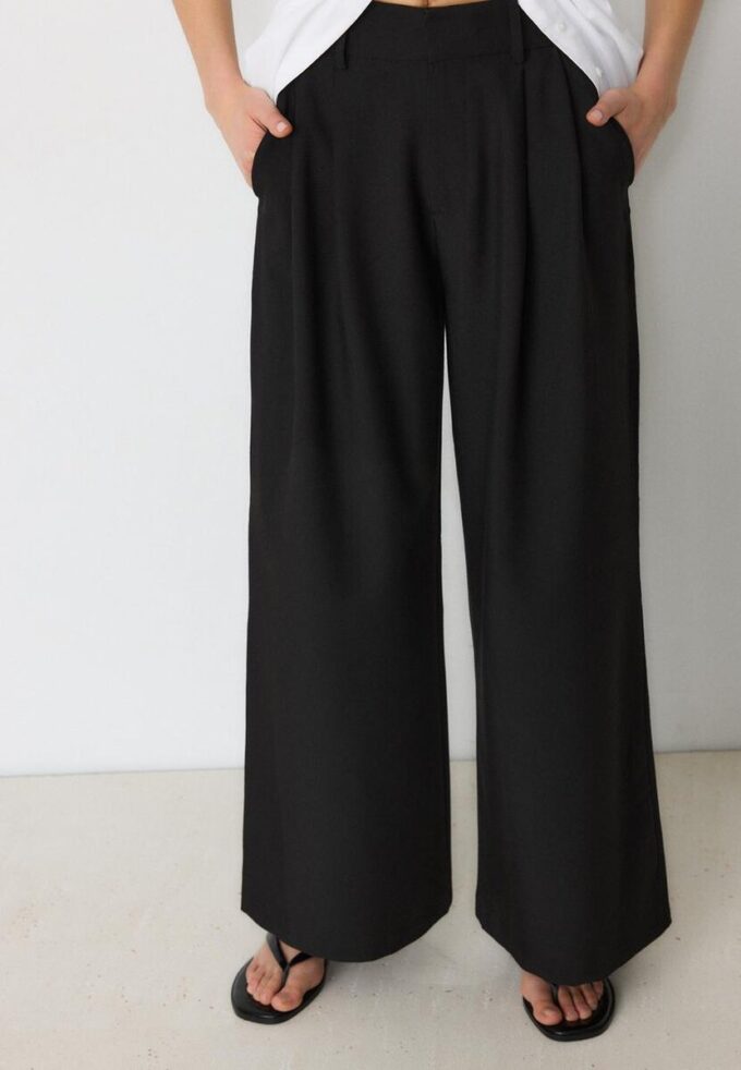 Pantalones ajustables de pierna Wide Leg Pantalones ajustables de pierna Wide Leg