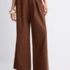 Pantalones ajustables de pierna Wide Leg