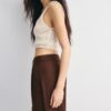Pantalones ajustables de pierna Wide Leg