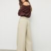 Pantalones ajustables de pierna Wide Leg Pantalones ajustables de pierna Wide Leg