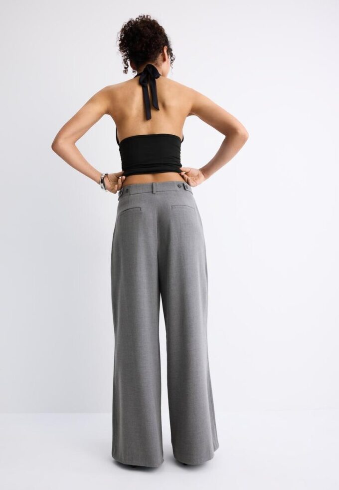 Pantalones ajustables de pierna Wide Leg