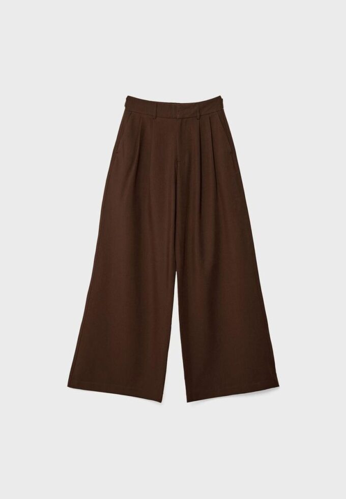 Pantalones ajustables de pierna Wide Leg