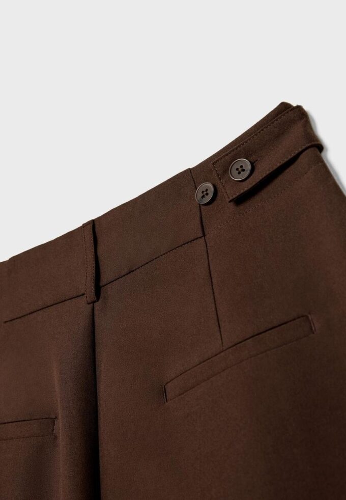 Pantalones ajustables de pierna Wide Leg