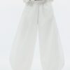 Pantalones anchos de popelín