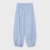 Pantalones anchos de popelín Pantalones anchos de popelín
