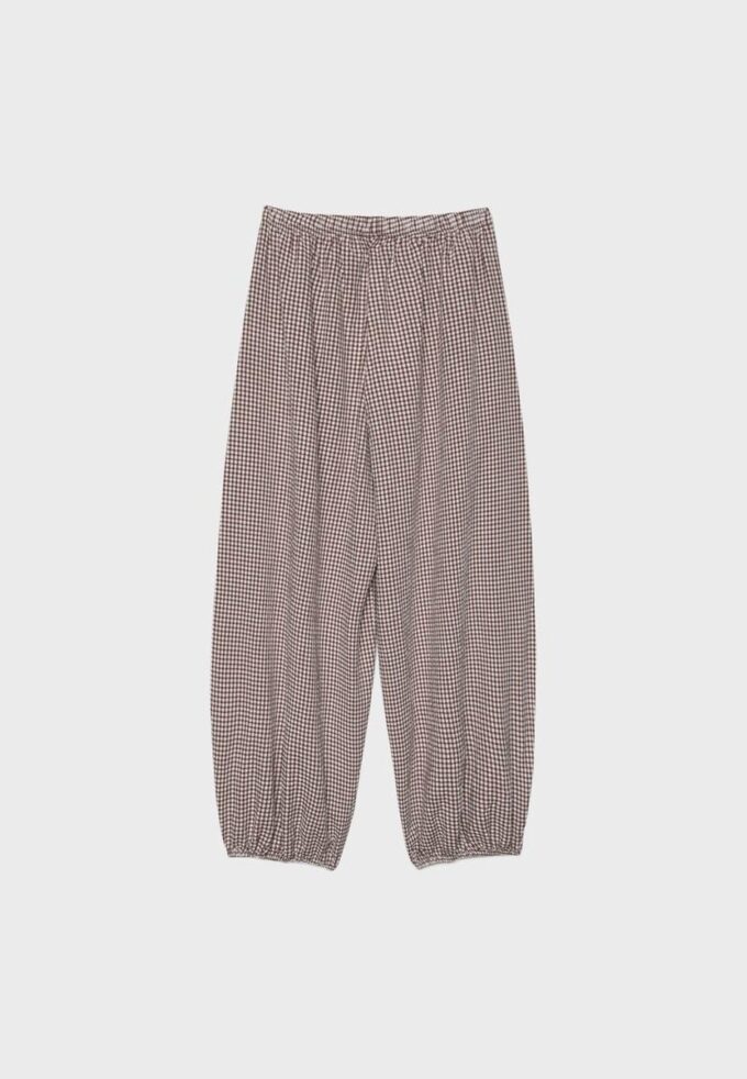 Pantalones anchos de popelín Pantalones anchos de popelín