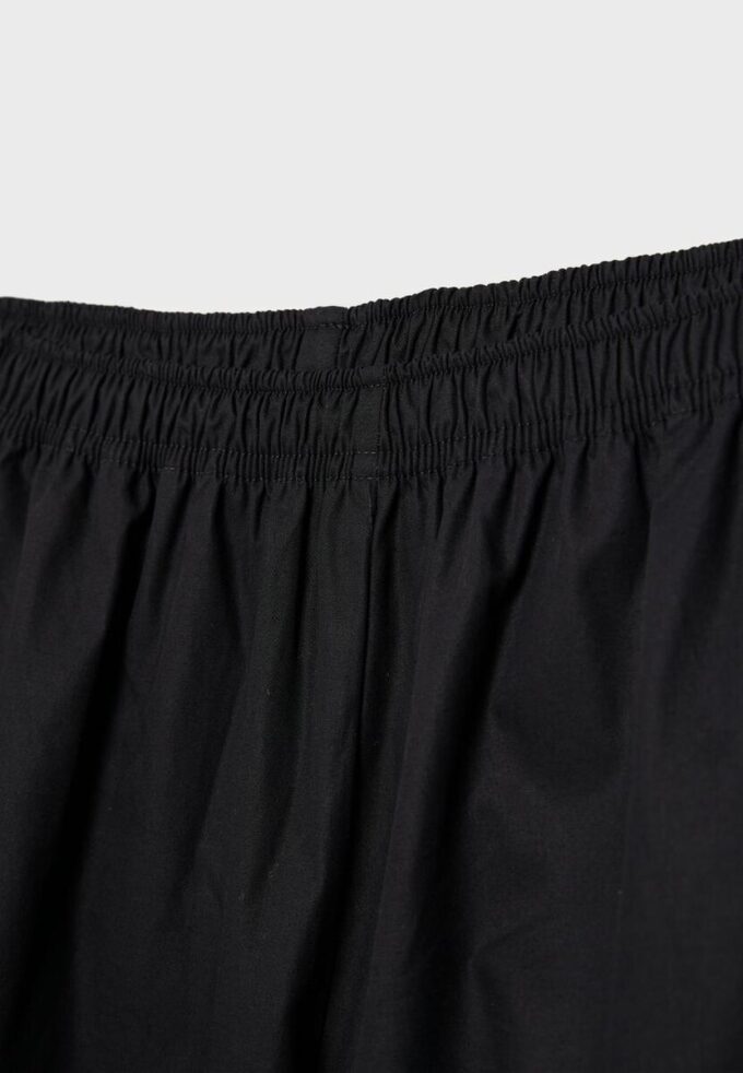 Pantalones anchos de popelín