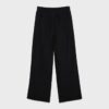 Pantalones con cordón efecto lino Pantalones con cordón efecto lino