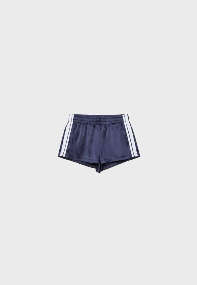 Pantalones cortos con efecto satén Pantalones cortos con efecto satén