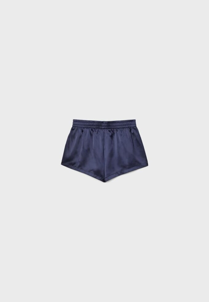 Pantalones cortos con efecto satén Pantalones cortos con efecto satén