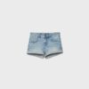 Pantalones cortos de mezclilla con dobladillo Pantalones cortos de mezclilla con dobladillo