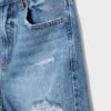 Pantalones cortos de mezclilla rasgada D75 Pantalones cortos de mezclilla rasgada D75