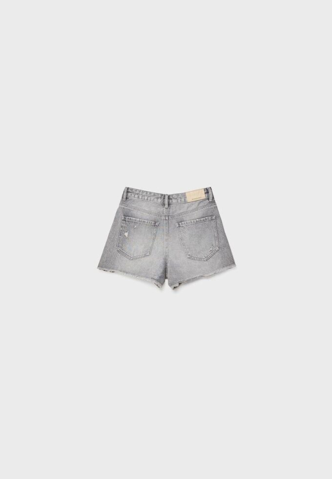 Pantalones cortos de mezclilla rasgada D75 Pantalones cortos de mezclilla rasgada D75