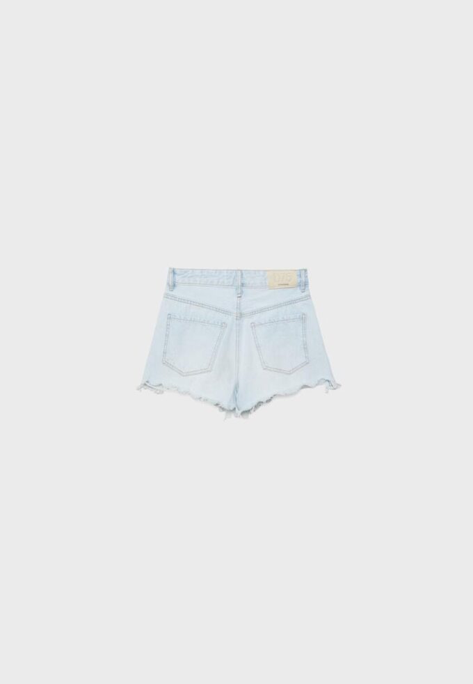 Pantalones cortos de mezclilla rasgada D75 Pantalones cortos de mezclilla rasgada D75