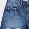 Pantalones cortos de mezclilla rasgada D75 Pantalones cortos de mezclilla rasgada D75