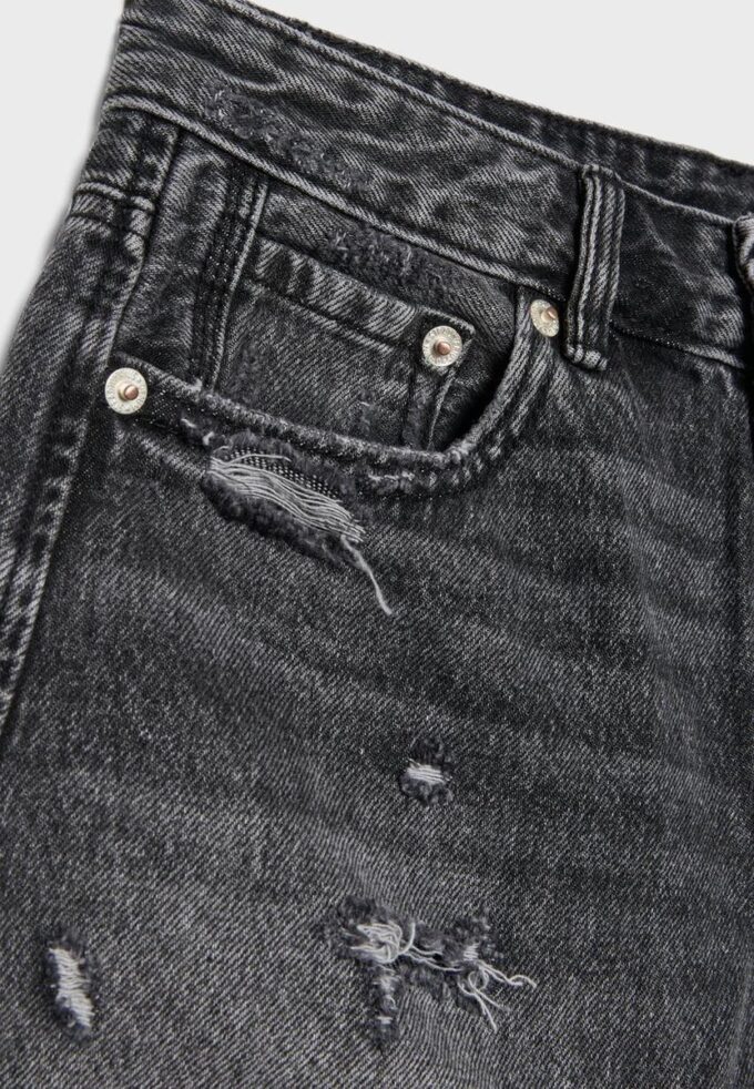 Pantalones cortos de mezclilla rasgada D75 Pantalones cortos de mezclilla rasgada D75
