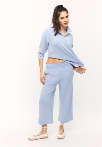 Pantalones culotte de tacto suave