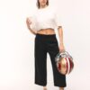 Pantalones culotte de tacto suave Pantalones culotte de tacto suave