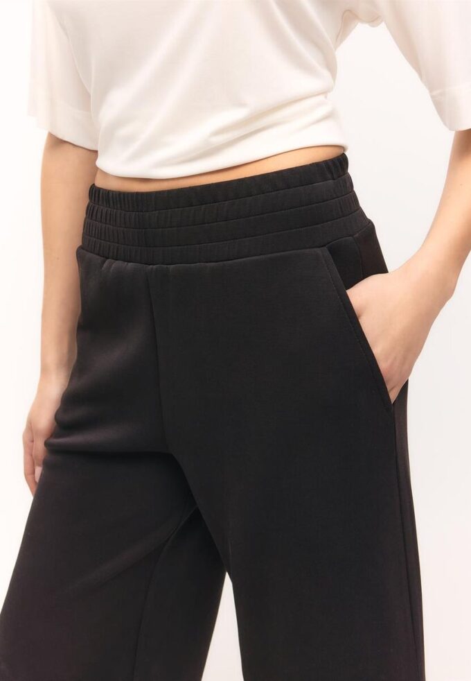 Pantalones culotte de tacto suave Pantalones culotte de tacto suave