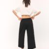 Pantalones culotte de tacto suave Pantalones culotte de tacto suave