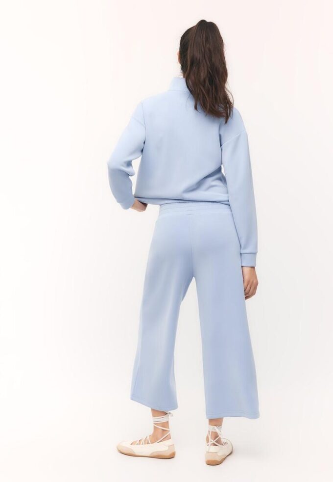 Pantalones culotte de tacto suave Pantalones culotte de tacto suave