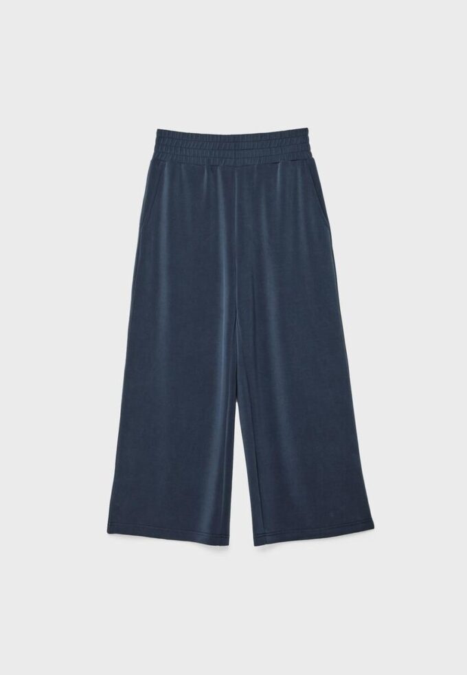 Pantalones culotte de tacto suave Pantalones culotte de tacto suave