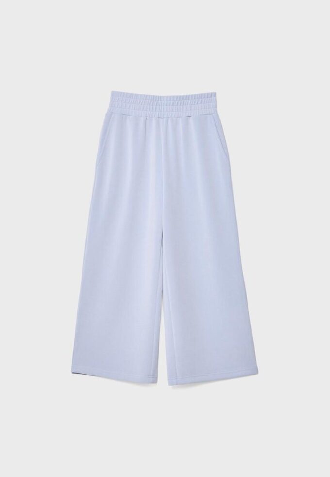 Pantalones culotte de tacto suave Pantalones culotte de tacto suave