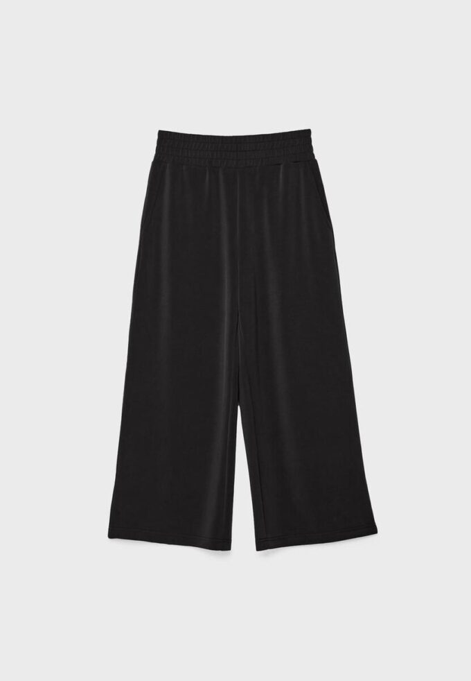 Pantalones culotte de tacto suave Pantalones culotte de tacto suave