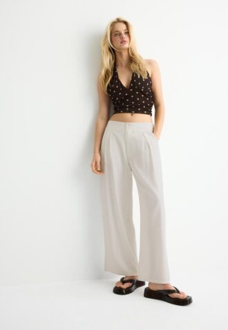 Pantalones culotte rústicos