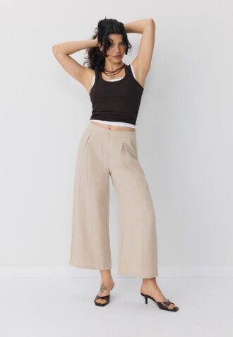 Pantalones culotte rústicos Pantalones culotte rústicos