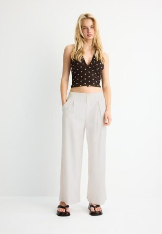 Pantalones culotte rústicos