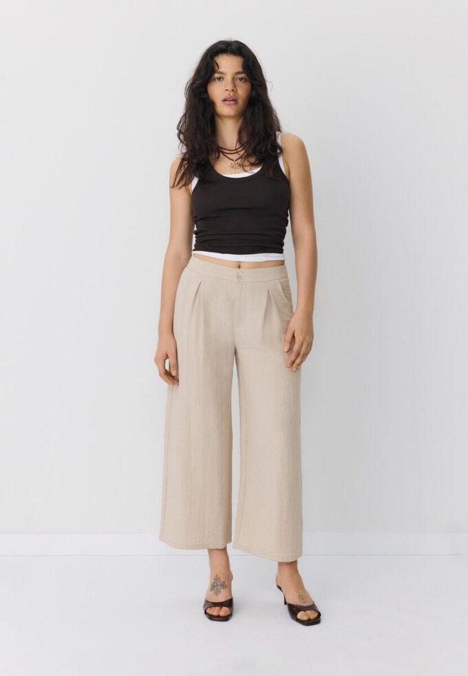 Pantalones culotte rústicos Pantalones culotte rústicos