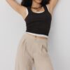 Pantalones culotte rústicos Pantalones culotte rústicos