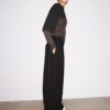 Pantalones de corte ancho con pinzas Pantalones de corte ancho con pinzas